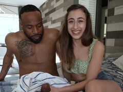 Adorable cuckoldress gets drilled by a huge black dick