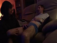 Blasen, Crossdresser, Europäisch, Deutsch, Handjob, Hardcore, Lingerie, Transfrau