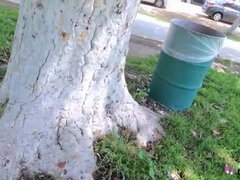 Blasen, Braunhaarige, Kehlenfick, Hundestellung, Hd, Muschi, Rau, Rasiert