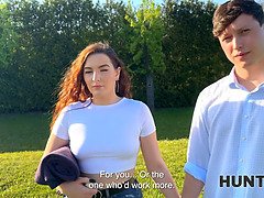 Steve Q bangs the brains out of a gorgeous stranger in POV hunt4k