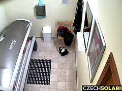 Tschechisch, Hd, Masturbation, Solarium, Spion, Netzkamera