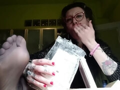 Feet Slave In Miss Vagon And Ivegans Shopping Donated By Her Moneyslave