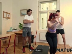 Melody Mynx's Mature Tits Teased by Student in Hot 4K HD