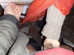 Stel, Lesbisch, Masturbatie, Orgasme, Buiten, Kut duiken, Tatoeage