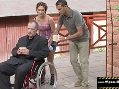 素人, ドイツ人, 祖父, ティーン, オッパイの