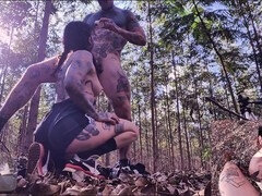 Большой член, Минет, Парочка, Пальцем, Готки, На природе, Простата, Тату