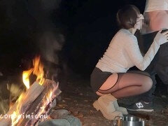 18 ans, Amateur, Gros cul, Éjaculation interne, Fait maison, Japonaise, Public, Chatte