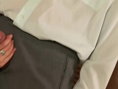 Brunette Zafira's Creamy Finale