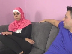 a horny guy fucks his muslim sister-in-law