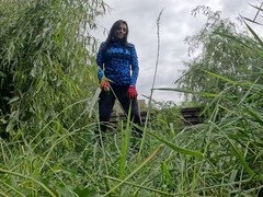 Europees, Boederij, Voeten, Vrijster, Rijpe lesbienne, Nylonstof