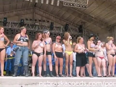 Leie, Ohne kleider, Verrückt, Gruppe, Selbstgemacht, Nackt, Im freien, Öffentlich