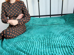 Enthousiasteling, Grote lul, Grote mammen, Vies, Hd, Gezichtspunt, Roodharige vrouw, Maagd