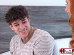 Garganta profunda, Estilo perrito, Penetracion con dedos, Pequeña, Pelirrojo, Chupando, Adolescente, Tetas