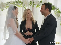 アナル, フェラチオ, 気狂い, メイド, オーガズム, オマンコ, 三人, オッパイの