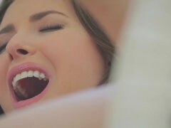 美女, デカチン, フェラチオ, ハードコア, なめる, オナニー, オマンコ, オッパイの