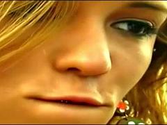 Hot lesbians use a sex toy ft. Gisele Prodo: Licking, Blonde  Brunette Porn