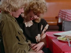 Vintage group sex in the bar