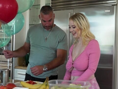 Lieveling, Grote mammen, Blond, Pijpbeurt