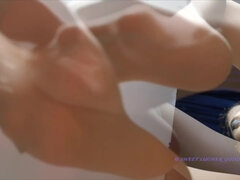 Amateur, Pieds, Femelle, Femme dominatrice, Hd, Collant, Petite femme, Pov