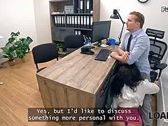 Loan4k. naughty chief Antonia Sainz banged her clerk in the office as a lesson