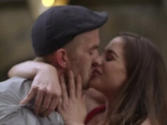 Tittied whore and her fucker have fun in the fresh air