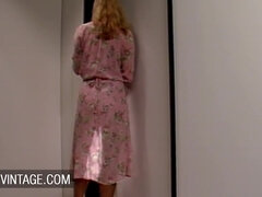 アナル, フェラチオ, 茶髪の, ハードコア, オフィス, オマンコ, レトロ, ヴィンテージ