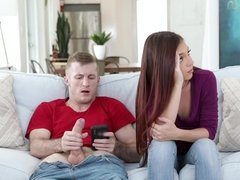 Kont, Condoom, Hondjeshouding, Masturbatie, Natuurlijke tieten, Olie, Roodharige vrouw, Tieten likken