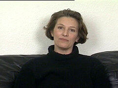 フェラチオ, イく瞬間, ドイツ人, 淫乱熟女, 母, ストッキング, ヤリマンの