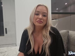 18 ans, Cul, Blonde, Tir de sperme, Grosse, Élève, Adolescente