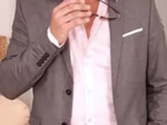 Threesome oral and hardcore sex with one blonde and two studs