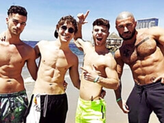 A Cory Kane and Troy Accola scene with BTS fucking included