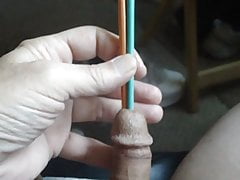 Sounding my cock