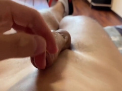 Smooth Boy Gentle Wank And Cum On Belly 7 Min