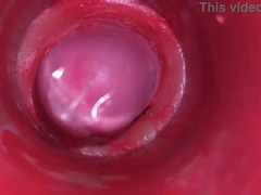 CAMERA INWARDS COOCH: POWERFULL JIZZ IN FUCKBOX! GREATEST Inward ASMR in 4K
