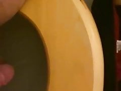 Pissing and Stroking my cock
