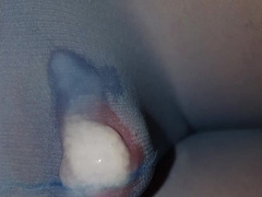 Pantyhoseslave Thomas Katz fap little wood and jizz in stockings