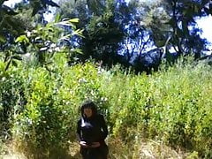 erika outdoor waiting for a gay
