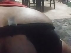 Dildo fucking my ass. Spun