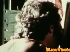 Horny vintage police rides convict cock between the bars