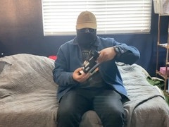 Gay fleshlight action with a milking machine and fuck machine