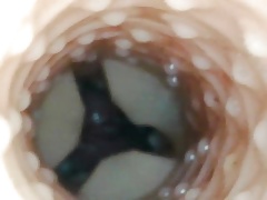 A short clip of me cumming in my fleshlight.