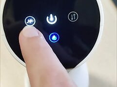 Marvin testing and reviewing his new sucking an vibrating masturbator