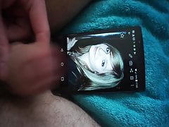 Ex GF Tribute Cum on Phone