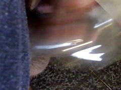 masturbation in glass of yogur
