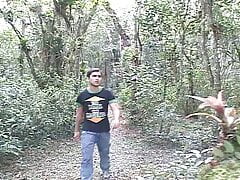 Went to the forest for a picnic and found a nice ass to fuck