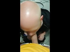 Blonde dude make me a little pleasure in bathroom