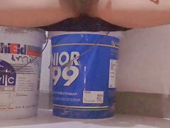 Sit hand job in the painter mechanic's room.