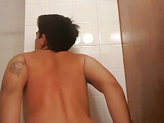 In the locker room I looked in the mirror and wanted to jerk