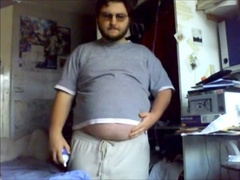 Mature mayonnaise enthusiast enjoys some kinky self-flagellation