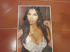 Kim Kardashian cum tribute